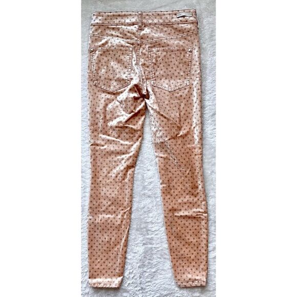 Pilcro and the Letterpress Velvet Polka Dot High-Rise Skinny Ankle Jeans, 24P - Picture 14 of 16